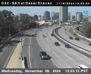 SB 5 at Cesar E Chaves Prkwy