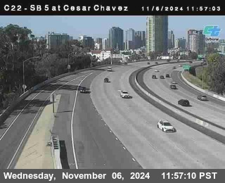 SB 5 at Cesar E Chaves Prkwy