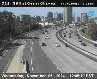 SB 5 at Cesar E Chaves Prkwy