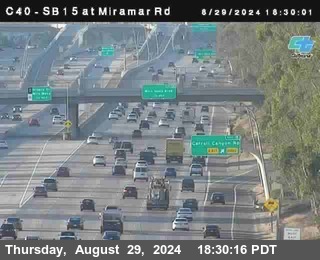 SB 15 at Miramar Rd