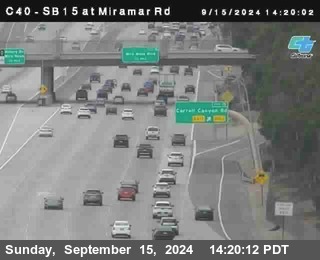 SB 15 at Miramar Rd