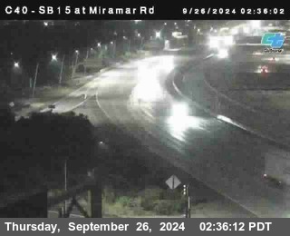 SB 15 at Miramar Rd