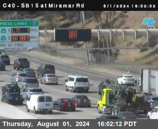 SB 15 at Miramar Rd