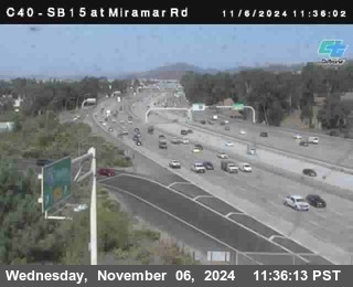 SB 15 at Miramar Rd