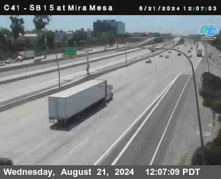 NB 15 at Mira Mesa Blvd