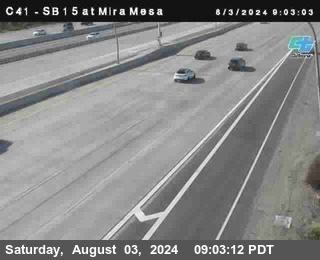 NB 15 at Mira Mesa Blvd