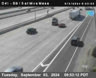 NB 15 at Mira Mesa Blvd