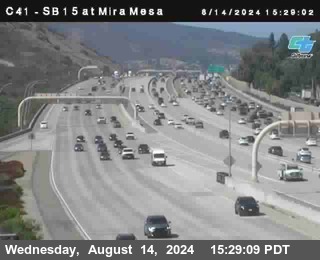 NB 15 at Mira Mesa Blvd