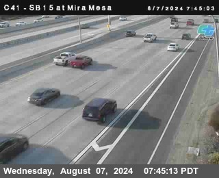 NB 15 at Mira Mesa Blvd