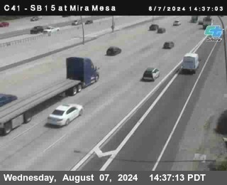 NB 15 at Mira Mesa Blvd