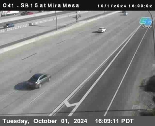 NB 15 at Mira Mesa Blvd