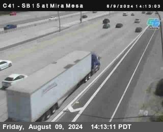 NB 15 at Mira Mesa Blvd