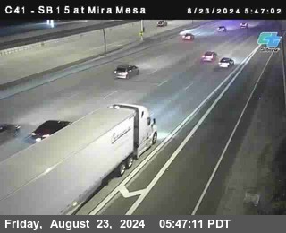 NB 15 at Mira Mesa Blvd