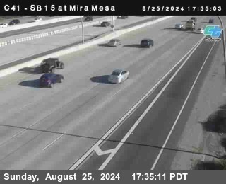 NB 15 at Mira Mesa Blvd