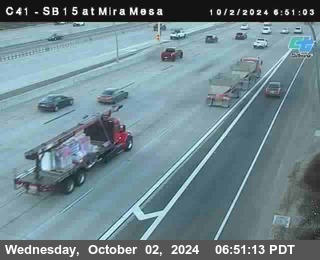 NB 15 at Mira Mesa Blvd