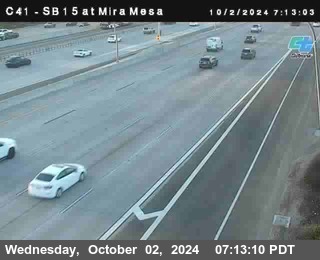 NB 15 at Mira Mesa Blvd