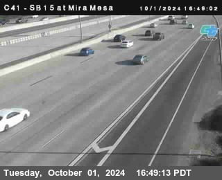 NB 15 at Mira Mesa Blvd