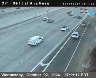 NB 15 at Mira Mesa Blvd