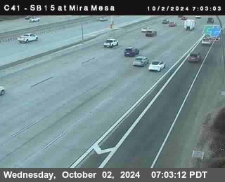 NB 15 at Mira Mesa Blvd