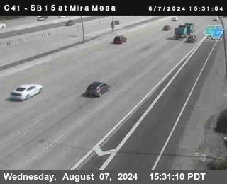 NB 15 at Mira Mesa Blvd