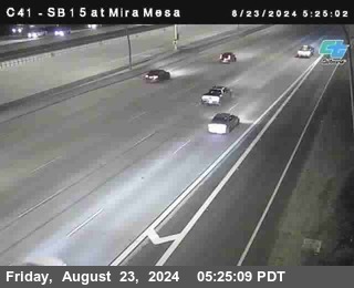 NB 15 at Mira Mesa Blvd