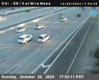 NB 15 at Mira Mesa Blvd