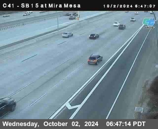 NB 15 at Mira Mesa Blvd