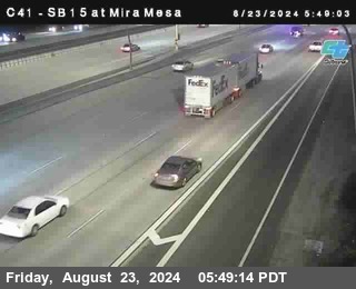 NB 15 at Mira Mesa Blvd