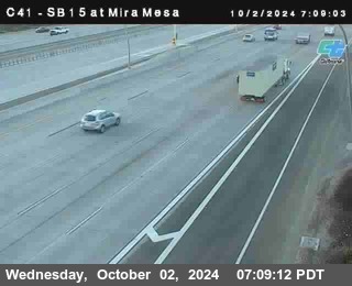 NB 15 at Mira Mesa Blvd