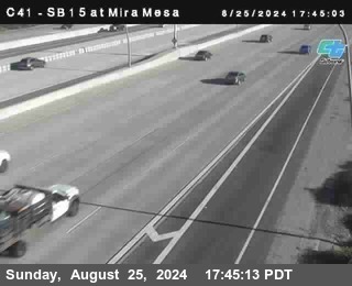 NB 15 at Mira Mesa Blvd