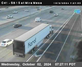 NB 15 at Mira Mesa Blvd