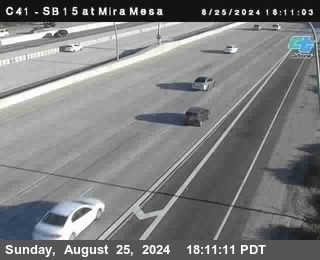 NB 15 at Mira Mesa Blvd