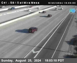 NB 15 at Mira Mesa Blvd