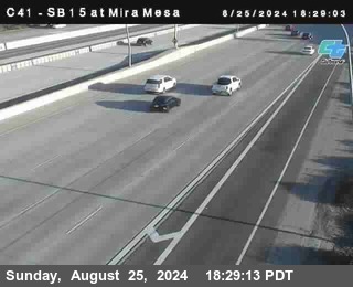 NB 15 at Mira Mesa Blvd