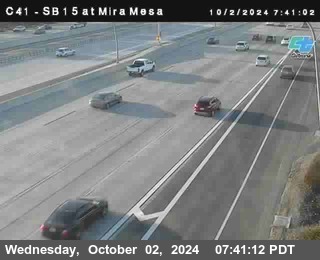 NB 15 at Mira Mesa Blvd