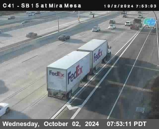 NB 15 at Mira Mesa Blvd