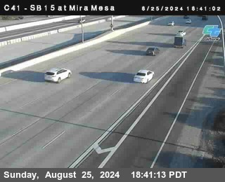 NB 15 at Mira Mesa Blvd