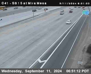 NB 15 at Mira Mesa Blvd