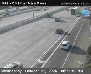 NB 15 at Mira Mesa Blvd