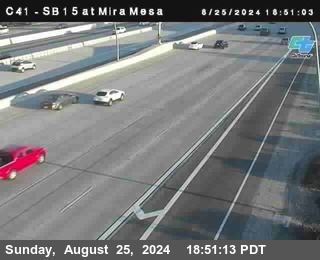 NB 15 at Mira Mesa Blvd