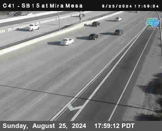 NB 15 at Mira Mesa Blvd