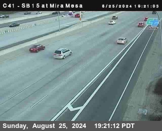 NB 15 at Mira Mesa Blvd