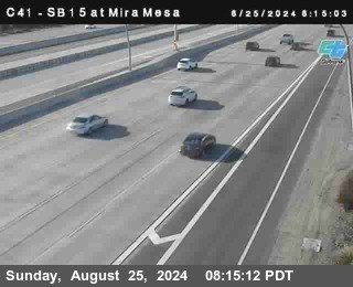 NB 15 at Mira Mesa Blvd