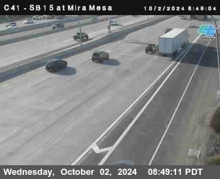 NB 15 at Mira Mesa Blvd