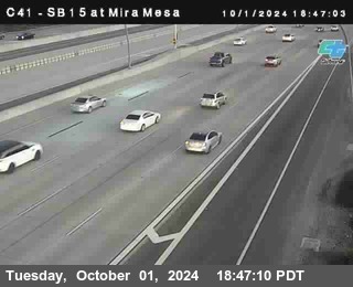 NB 15 at Mira Mesa Blvd