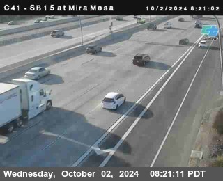 NB 15 at Mira Mesa Blvd