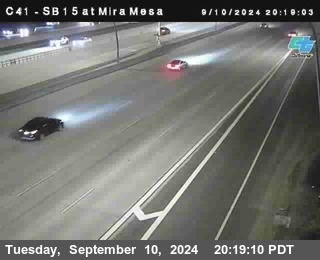 NB 15 at Mira Mesa Blvd