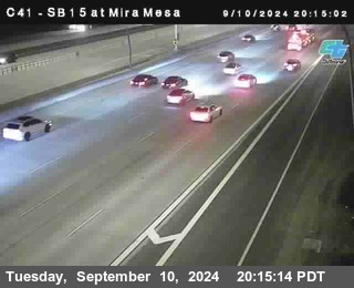 NB 15 at Mira Mesa Blvd