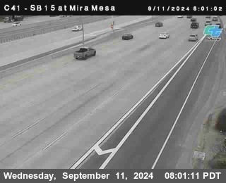 NB 15 at Mira Mesa Blvd