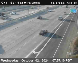 NB 15 at Mira Mesa Blvd